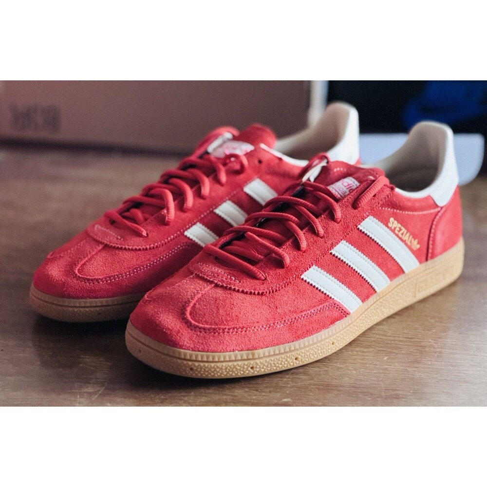 Men’s Size 11.5 adidas Handball Spezial Preloved Red Cream White IG6191 NIB
